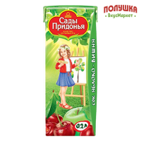 Сок Сады Придонья  яблочно-вишневый 200 мл тп