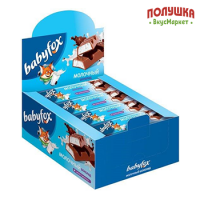 Шоколад молочный Babyfox с молочной начинкой 47г (КДВ)