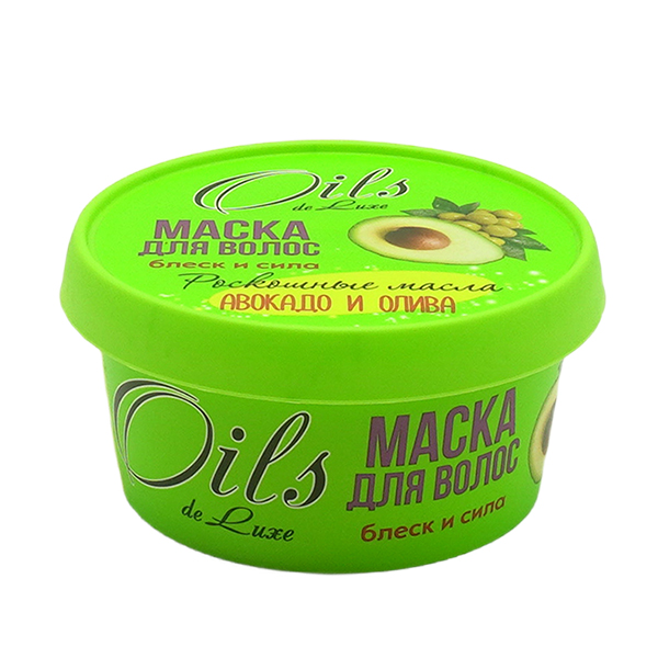Маска для волос серии Oils de Luxe Авокадо и Олива 150мл (Парли)