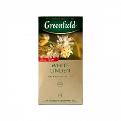 Чай черный с добавками Greenfield White Linden 25*1.5гр (Орими)