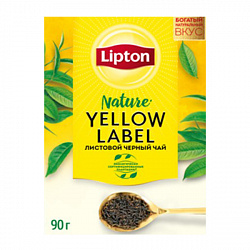 Чай черный листовой Lipton Yellow 90гр (Юнилевер)