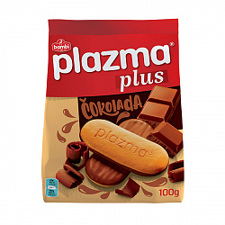 Печенье Plazma Plus cokolada 100г (Мултон)