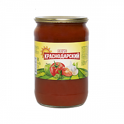 Соус томатный Краснодарский 670г ст (Гермес)