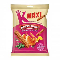 Сухарики Кириешки Maxi со вкусом жареная креветка 60 гр (КДВ)