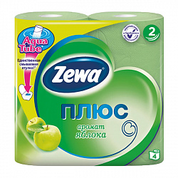 Туалетная бумага Zewa Плюс 2сл 4рул яблоко (Эйсиэй)