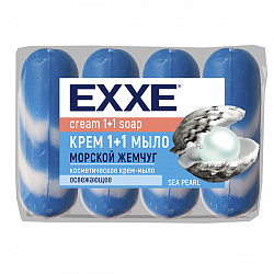 Крем мыло EXXE 1+1 морской жемчуг 4*90ГР (Арвитекс)