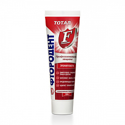 Зубная паста Фтородент Тотал 125 г (Аванта)