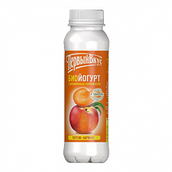 Биойогурт Первый вкус персик-абрикос 2.5% 270 г пэт