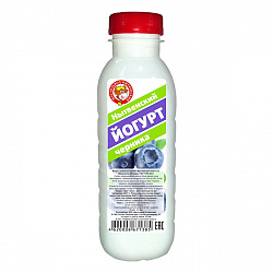 Йогурт Нытвенский МЗ черника 2.5% 400 г пэт