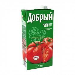Сок Добрый томатный с солью 2 л тп (Мултон)