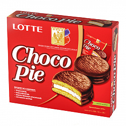 Печенье Lotte Choco Pie 336гр (Лотте)