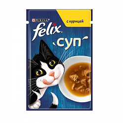 Корм для кошек Felix Суп курица 48гр (Нестле корма)