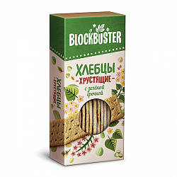 Хлебцы Blockbuster с зеленой гречкой 130г (Тандем)